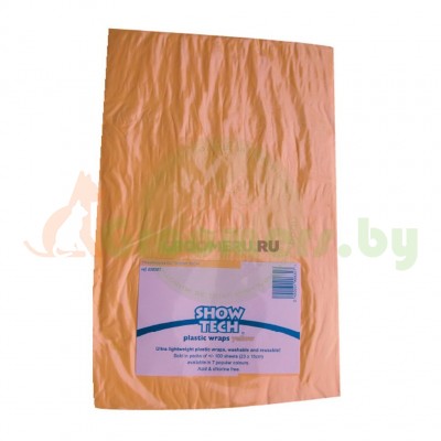 Пластиковая бумага для папильоток Show Tech Plastic Wrap, желтая